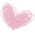 手書きハート　アイコン